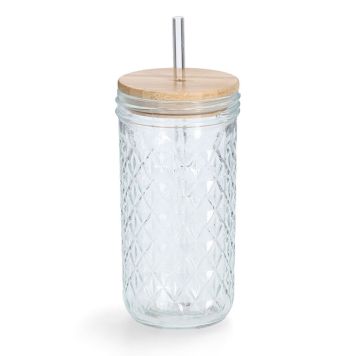 Joogikruus kõrrega Zeller 580 ml