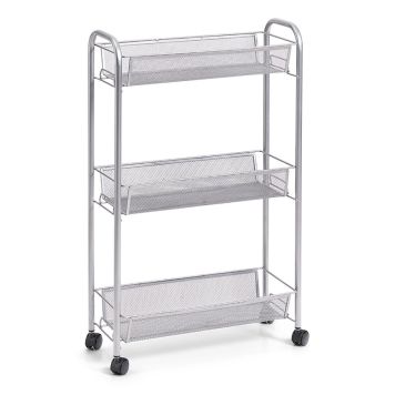 Riiul ratastel Zeller 44 x 70,5 x 17 cm