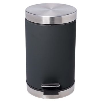 Prügikast pedaaliga Venus Kenzie must 3 l