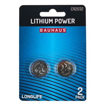 Liitiumpatarei BAUHAUS CR2032 2 tk/pakk