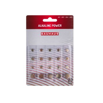 Leelispatarei Bauhaus AG1/AG3/AG4/AG13 20tk
