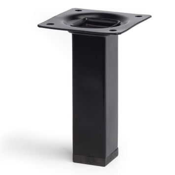 Mööblijalg REI must 100 mm