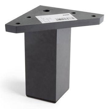 Mööblijalg REI must 40 x 80 x 100 mm