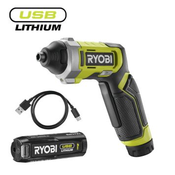 Akukruvikeeraja Ryobi USB Lithium RSD4-120T