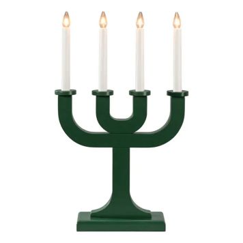 Küünlajalg Konstsmide 4-osaline kollane Roheline