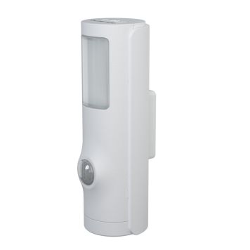 Liikumisanduriga valgusti Osram Nightlux Torch valge Ø 8,6 x 10,8 cm IP54