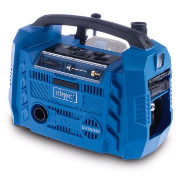 Akuga hübriidkompressor Scheppach 3in1 Airforce 6 20 V