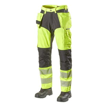 Püksid L.Brador 1075PB kollane/must