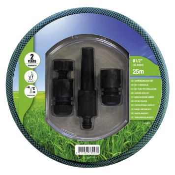 Vooliku komplekt otsikutega 13 mm (1/2"), 25 m