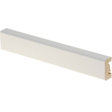 Katteliist MDF valge, 12 x 25 x 2200 mm