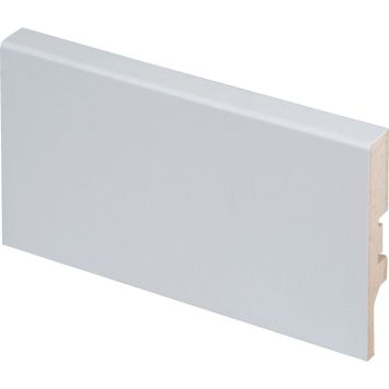 Põrandaliist 12 x 70 x 2750 mm valge MDF