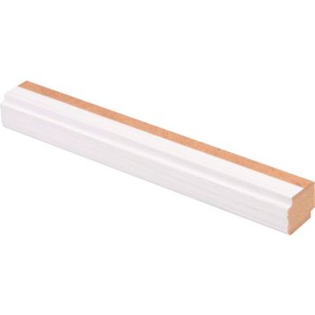 Variliist Maler 16 x 19 x 2750 mm MDF hõbedane saar