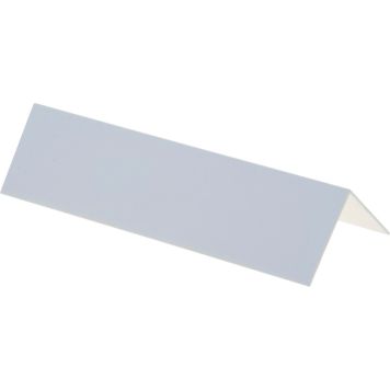 Nurgaliist Maler 40 x 40 x 2700 mm PVC valge