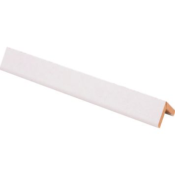 Voldikliist MDF valge 20 x 20 x 2750 mm
