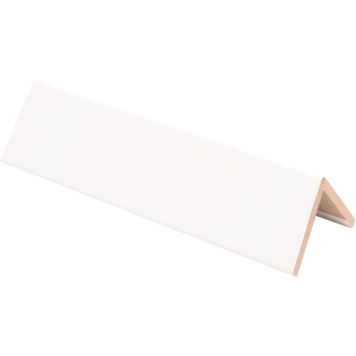 Voldikliist MDF valge 40 x 40 x 2750 mm