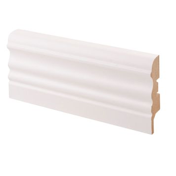 Põrandaliist MDF valge 15 x 65 x 2750 mm