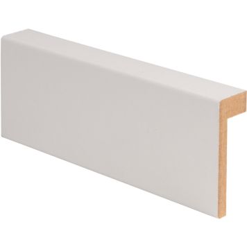 Välisnurgaliist MDF valge 21 x 58/13 x 2200 mm