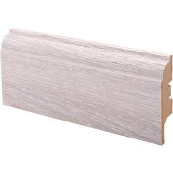 Põrandaliist MDF hall tamm 15 x 65 x 2750 mm