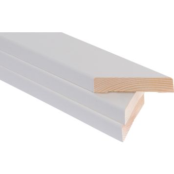 Uksepiirdeliistude komplekt mänd valge 12 x 42 mm