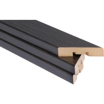 Uksepiirdeliistude komplekt MDF, wenge 12 x 42 mm