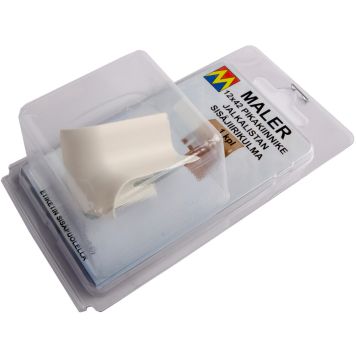 Põrandaliistu sisenurk PVC valge