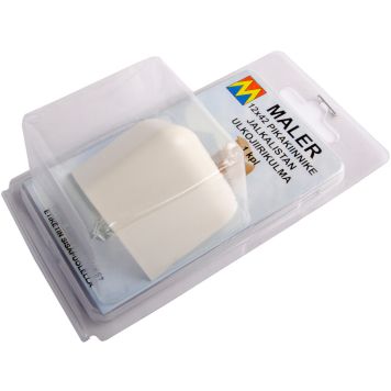 Põrandaliistu välisnurk PVC valge 12 x 42 mm