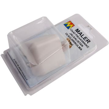 Põrandaliistu välisnurk PVC hall 12 x 42 mm