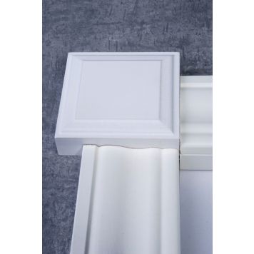 Dekoratiivne detail MDF antiik valge 25 x 75 x 75 mm