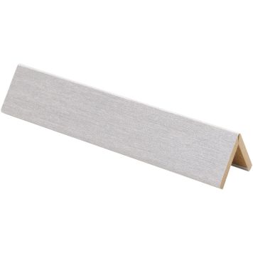 Voldikliist Maler ART 4 x 30 x 30 x 2750 mm MDF metallik hõbedane