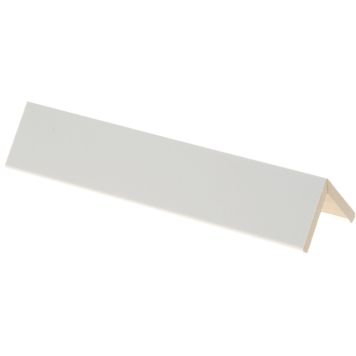 Voldikliist MDF valge poolläikiv 30 x 30 x 2750 mm