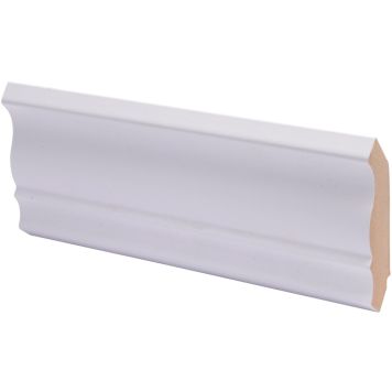 Sisenurgaliist Maler Piirto 42 x 42 x 2750 mm MDF Valge Poolläikiv