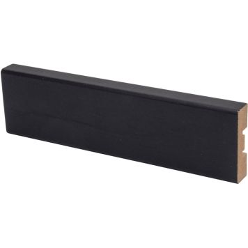 Katteliist 12 x 42 x 2200 mm, must MDF