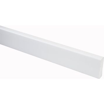 Katteliist PVC valge 10 x 32 x 2200 mm