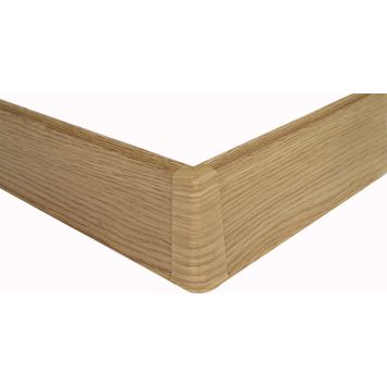 Põrandaliistu välisnurk PVC tamm 22 x 75 mm