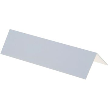 Nurgaliist Maler 50 x 50 x 2700 mm valge PVC