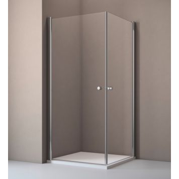 Dušinurk Corniche Light 80 x 80 cm kroomitud