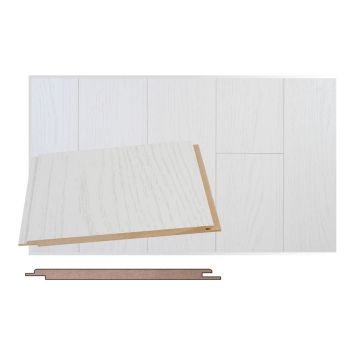 Laepaneel Maler MDF STP hõbe saar, 6 x 160 x 1200 mm