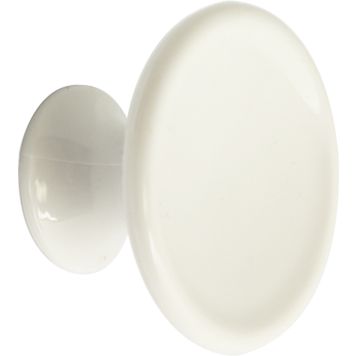 Mööblinupp Habo Aron ø 40 mm valge