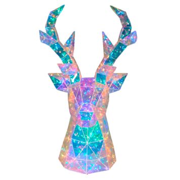 Dekoratiivvalgusti põdrapea RGB 50 cm IP20