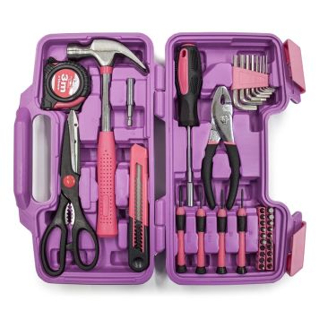 Tööriistakomplekt roosa 39-osaline
