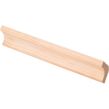 Sisenurgaliist Maler 21 x 21 x 2700 mm Mänd, naturaalne sõrmjätkatud