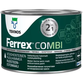 Vesialuseline roostetõrjevärv Teknos Ferrex combi 0,45 l