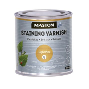 Peitslakk Maston Staining Varnish 250 ml 8 Hele mänd