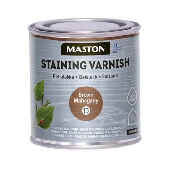 Peitslakk Maston Staining Varnish 250 ml 10 Pruun Mahagon