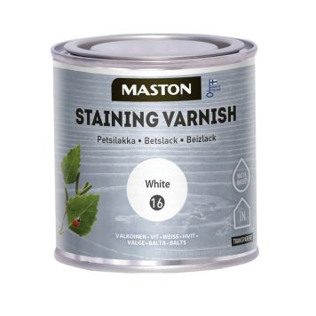 Peitslakk Maston Staining Varnish 250 ml 16 Valge