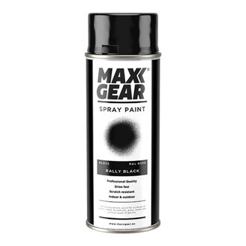 Aerosoolvärv Maxx Gear RAL 9005 läikiv must 400 ml