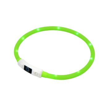 LED-valgustusega kaelarihm koerale Airam Roosa Nauha roheline