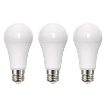 LED-lamp Airam opaal E27 1521 lm 4000 K 3 tk/pakis