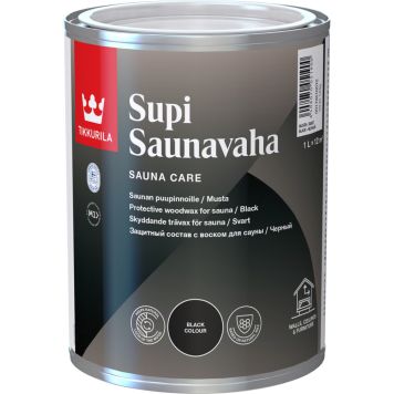 Puiduvaha Tikkurila Supi Saunavaha must