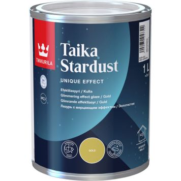 Efektlasuurvärv Taika Stardust kuld 1 l